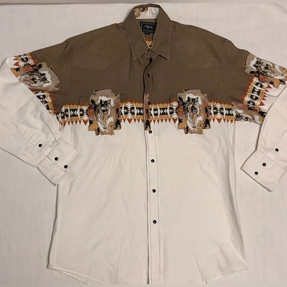 Women's Vintage M Ropers button up shirt